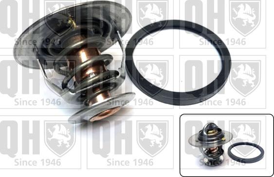 Quinton Hazell QTH104K - Термостат охлаждающей жидкости / корпус www.autospares.lv