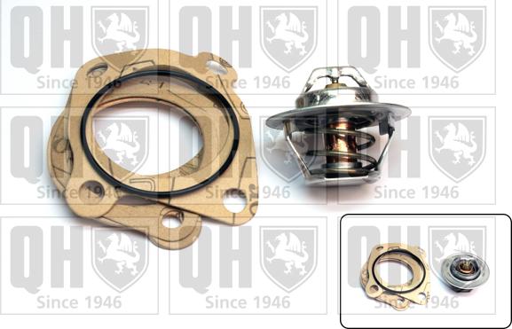 Quinton Hazell QTH105K - Термостат охлаждающей жидкости / корпус www.autospares.lv