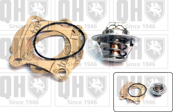 Quinton Hazell QTH115K - Термостат охлаждающей жидкости / корпус www.autospares.lv