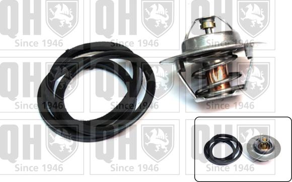 Quinton Hazell QTH272K - Термостат охлаждающей жидкости / корпус www.autospares.lv