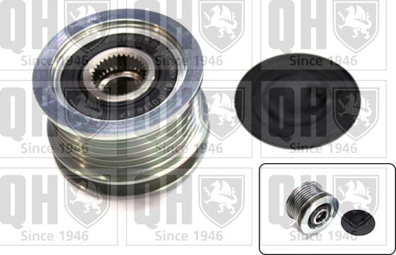 Quinton Hazell QTR109 - Шкив генератора, муфта www.autospares.lv