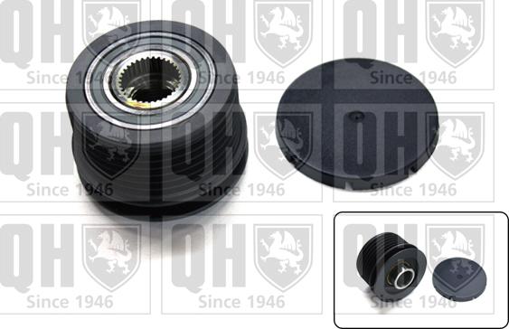 Quinton Hazell QTR119 - Шкив генератора, муфта www.autospares.lv