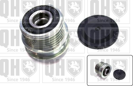 Quinton Hazell QTR118 - Шкив генератора, муфта www.autospares.lv