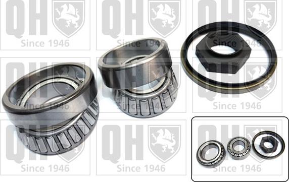 Quinton Hazell QWB942 - Подшипник ступицы колеса, комплект www.autospares.lv