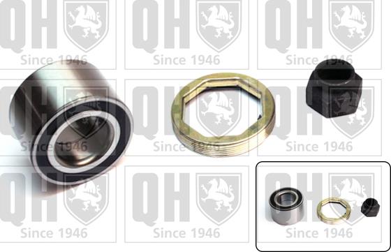 Quinton Hazell QWB529 - Подшипник ступицы колеса, комплект www.autospares.lv