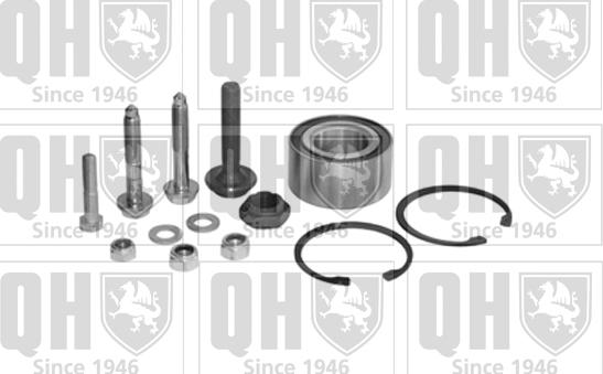 Quinton Hazell QWB683 - Подшипник ступицы колеса, комплект www.autospares.lv