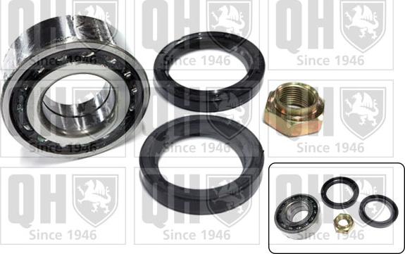 Quinton Hazell QWB630 - Wheel hub, bearing Kit www.autospares.lv