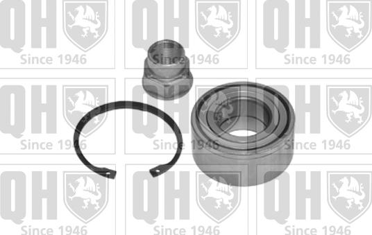 Quinton Hazell QWB674 - Подшипник ступицы колеса, комплект www.autospares.lv