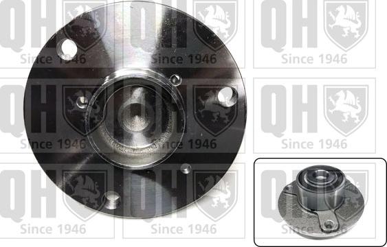 Quinton Hazell QWB1444 - Подшипник ступицы колеса, комплект www.autospares.lv