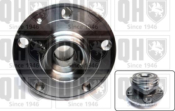 Quinton Hazell QWB1599 - Подшипник ступицы колеса, комплект www.autospares.lv