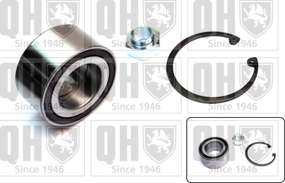 Quinton Hazell QWB1549 - Подшипник ступицы колеса, комплект www.autospares.lv