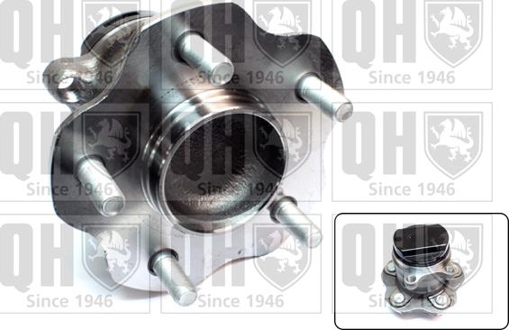 Quinton Hazell QWB1565 - Подшипник ступицы колеса, комплект www.autospares.lv