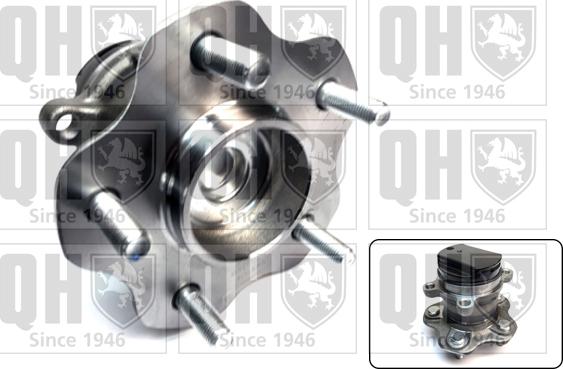 Quinton Hazell QWB1618 - Подшипник ступицы колеса, комплект www.autospares.lv