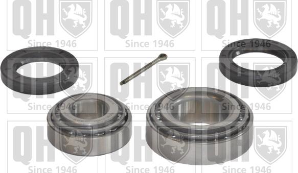 Quinton Hazell QWB114C - Подшипник ступицы колеса, комплект www.autospares.lv