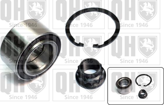 Quinton Hazell QWB1357 - Подшипник ступицы колеса, комплект www.autospares.lv