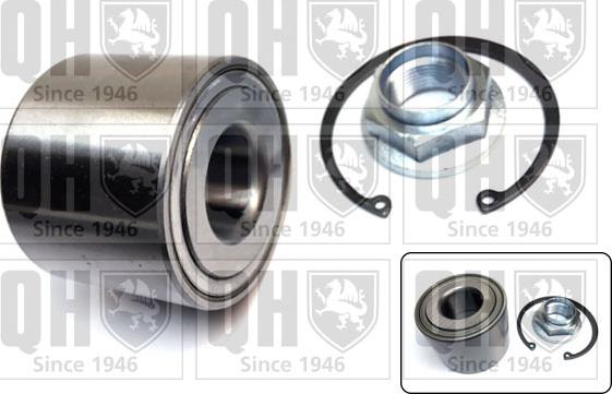 Quinton Hazell QWB1327 - Подшипник ступицы колеса, комплект www.autospares.lv