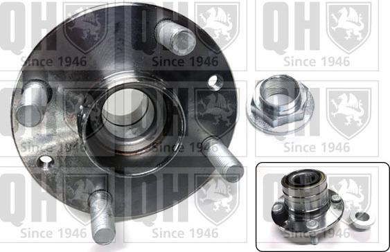 Quinton Hazell QWB891 - Подшипник ступицы колеса, комплект www.autospares.lv