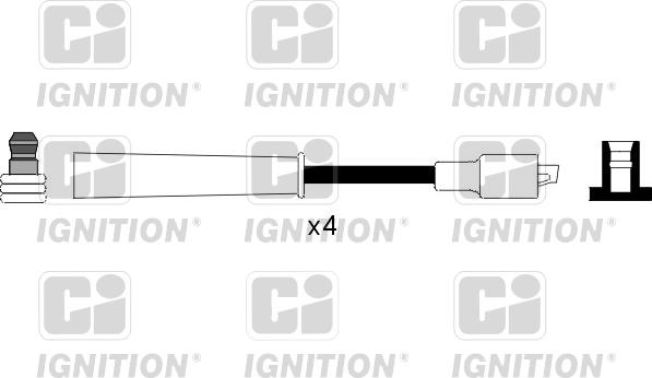 Quinton Hazell XC994 - Augstsprieguma vadu komplekts www.autospares.lv