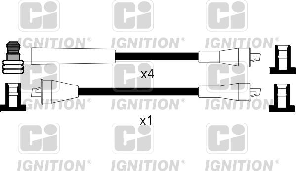 Quinton Hazell XC990 - Augstsprieguma vadu komplekts www.autospares.lv