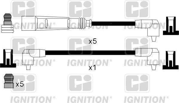 Quinton Hazell XC948 - Augstsprieguma vadu komplekts www.autospares.lv