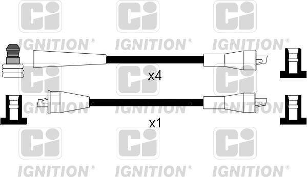 Quinton Hazell XC959 - Augstsprieguma vadu komplekts www.autospares.lv