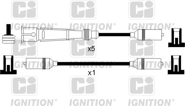 Quinton Hazell XC953 - Augstsprieguma vadu komplekts www.autospares.lv