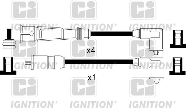 Quinton Hazell XC963 - Augstsprieguma vadu komplekts www.autospares.lv