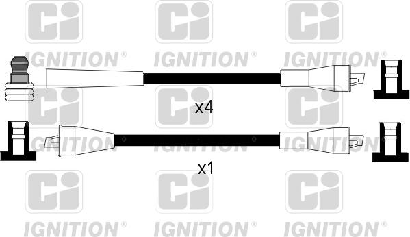 Quinton Hazell XC917 - Augstsprieguma vadu komplekts www.autospares.lv