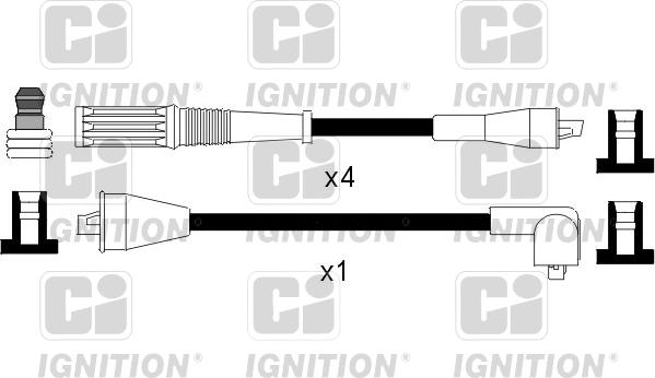 Quinton Hazell XC982 - Augstsprieguma vadu komplekts www.autospares.lv