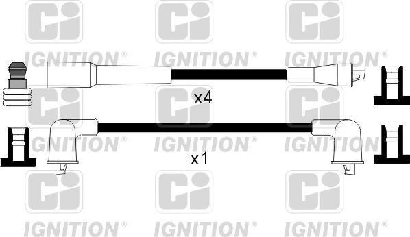 Quinton Hazell XC921 - Augstsprieguma vadu komplekts www.autospares.lv