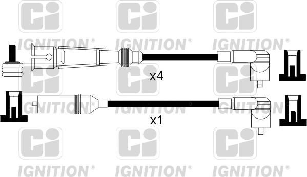 Quinton Hazell XC979 - Augstsprieguma vadu komplekts www.autospares.lv