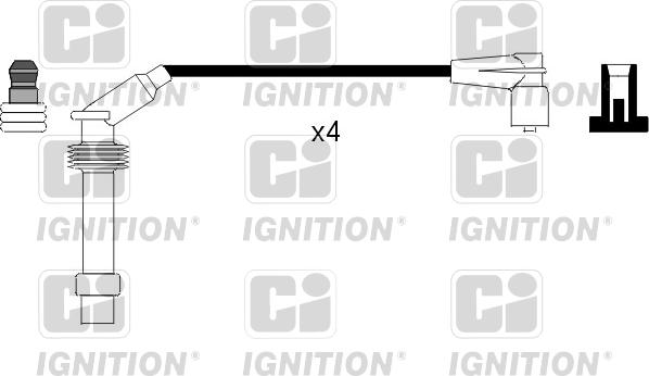 Quinton Hazell XC975 - Augstsprieguma vadu komplekts www.autospares.lv