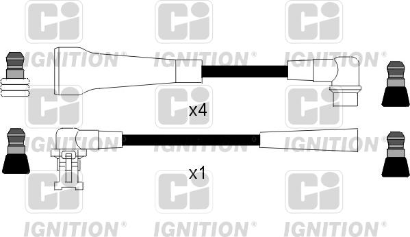 Quinton Hazell XC482 - Augstsprieguma vadu komplekts www.autospares.lv