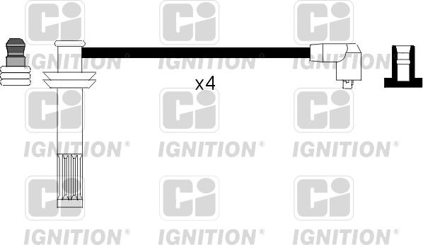 Quinton Hazell XC544 - Augstsprieguma vadu komplekts www.autospares.lv