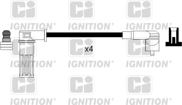 Quinton Hazell XC551 - Augstsprieguma vadu komplekts www.autospares.lv