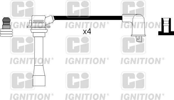 Quinton Hazell XC655 - Augstsprieguma vadu komplekts www.autospares.lv