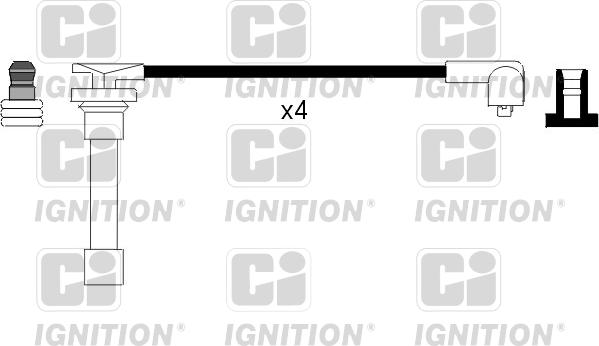 Quinton Hazell XC665 - Augstsprieguma vadu komplekts www.autospares.lv