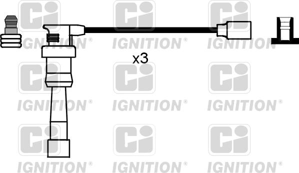 Quinton Hazell XC683 - Augstsprieguma vadu komplekts www.autospares.lv