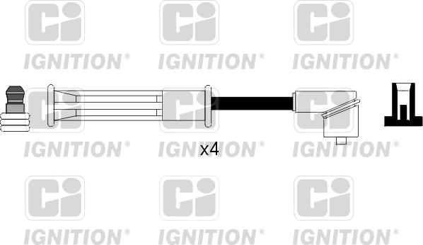 Quinton Hazell XC1090 - Augstsprieguma vadu komplekts www.autospares.lv