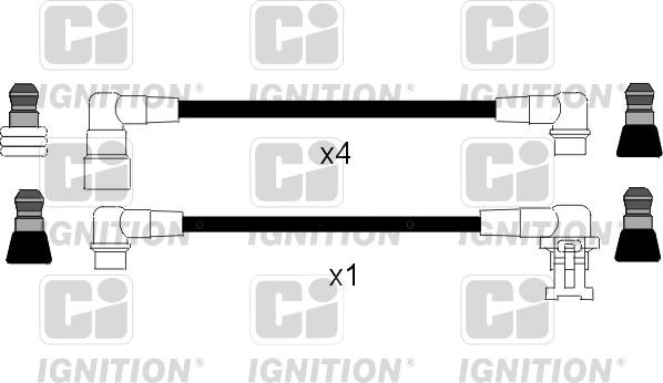 Quinton Hazell XC1098 - Augstsprieguma vadu komplekts www.autospares.lv