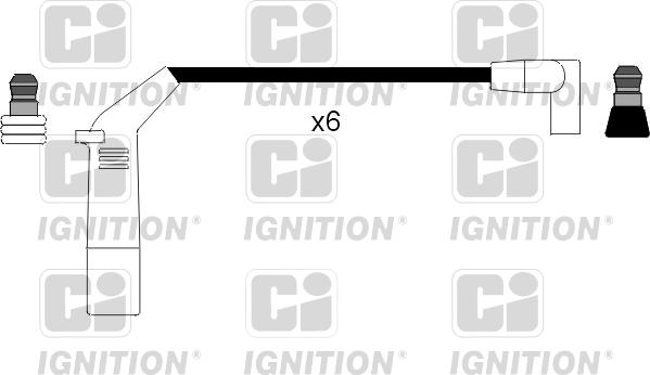 Quinton Hazell XC1048 - Augstsprieguma vadu komplekts www.autospares.lv