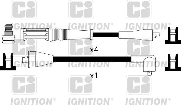 Quinton Hazell XC1012 - Augstsprieguma vadu komplekts www.autospares.lv