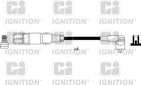 Quinton Hazell XC1118 - Augstsprieguma vadu komplekts www.autospares.lv