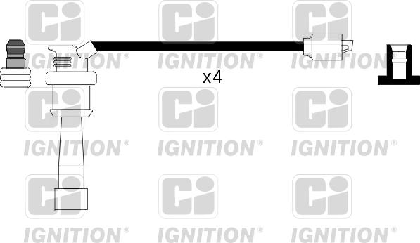 Quinton Hazell XC1113 - Augstsprieguma vadu komplekts www.autospares.lv