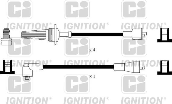 Quinton Hazell XC1139 - Augstsprieguma vadu komplekts www.autospares.lv