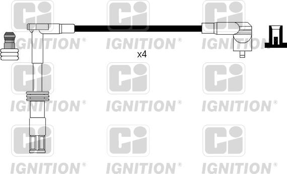 Quinton Hazell XC1121 - Augstsprieguma vadu komplekts www.autospares.lv