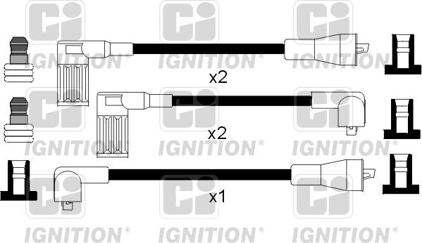 Quinton Hazell XC182 - Augstsprieguma vadu komplekts www.autospares.lv