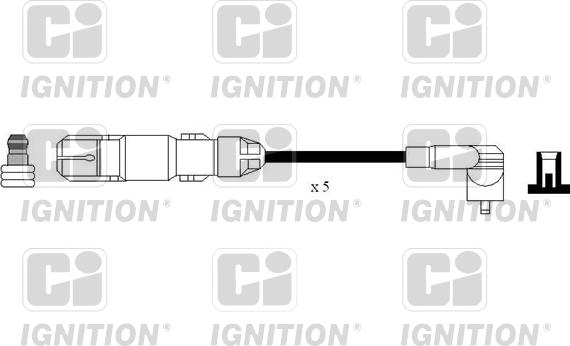 Quinton Hazell XC1201 - Augstsprieguma vadu komplekts www.autospares.lv