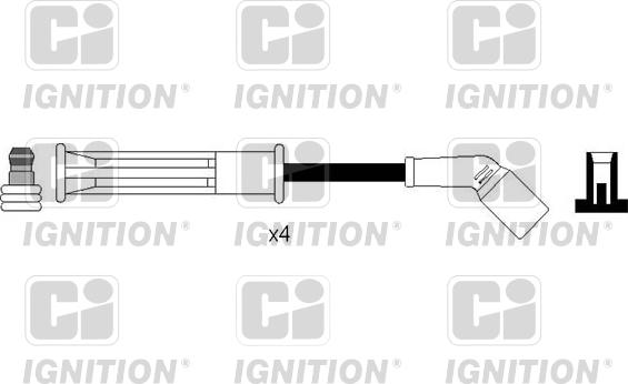 Quinton Hazell XC1234 - Augstsprieguma vadu komplekts www.autospares.lv