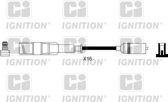 Quinton Hazell XC1225 - Augstsprieguma vadu komplekts www.autospares.lv